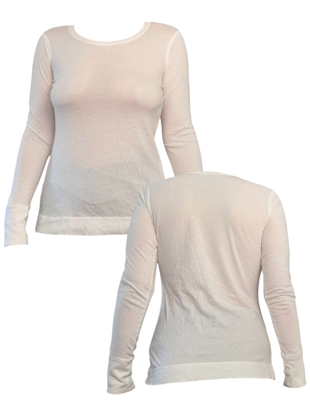 White Long Sleeve Top